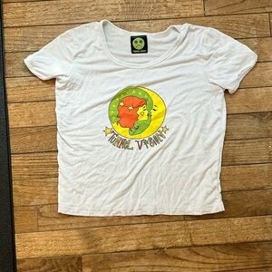 Tunnel Vision Cropped Baby Tee